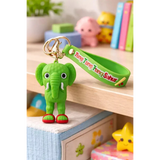 3D PVC Figure Keychain - Italian Brainrot - Elefante Verde Red Sandals