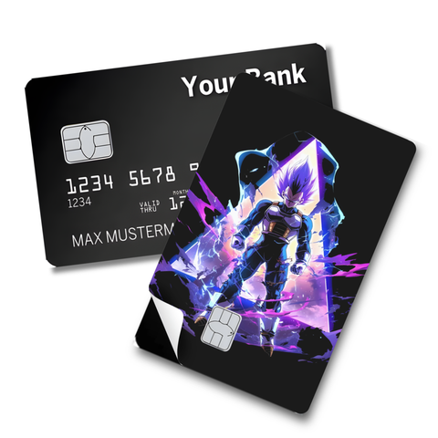 Credit Card Skin Sticker - Dragon Ball - Vegeta Ultra Power
