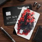 Credit Card Skin Sticker - Star Wars - Darth Maul Red Splatter Portrait