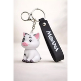 3D PVC Figure Keychain - Moana - Pua Sitting