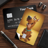 Credit Card Skin Sticker - Scooby-Doo - Happy Scooby-Doo Yellow Background