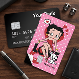 Credit Card Skin Sticker - Betty Boop - Betty Boop With Her Dog Pudgy