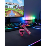 3D PVC Figure Keychain - Minecraft - Saddled Pig