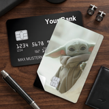 Credit Card Skin Sticker - Star Wars - Baby Yoda Grogu In Robe