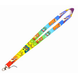 Lanyard - Pokémon - Pikachu, Totodile, Charmander and Milotic Multicolor