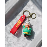 3D PVC Figure Keychain - Asterix - Obelix Pointing Up