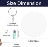 Custom Aluminum Keychain Round 2in Set Of 2