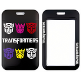 ID Card Badge Holder - Transformers - Colorful Autobot And Decepticon Logos