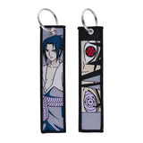 Embroidery Keychain - Naruto - Sasuke Uchiha Portrait