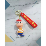 3D PVC Figure Keychain - Phineas And Ferb - Phineas Standard Outfit