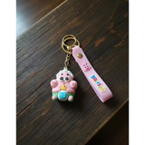 3D PVC Figure Keychain - SpongeBob SquarePants - Baby Patrick With Bottle