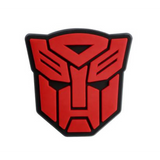 Crocs Charm - Transformers - Red Autobot Logo