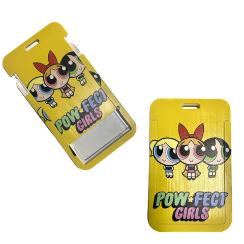 ID Card Badge Holder - PowerPuff Girls - Powfect Girls (Yellow)