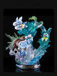 Statue & Figure - Pokemon - Squirtle, Wartortle & Blastoise  Evolution Statue