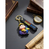 3D PVC Figure Keychain - Up Una Aventura Juntos - Russell Riding Kevin