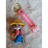 3D PVC Figure Keychain - Zootopia - Judy Hopps Farmer Outfit