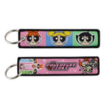 Embroidery Keychain - Powerpuff Girls - Logo & Trio