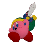 Kirby with Sword PVC keychain