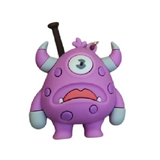 3D PVC Figure Keychain - Monster University - Art Wide Mouth