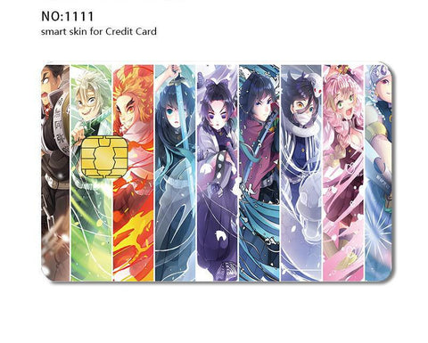 Credit Card Skin Sticker - Demon Slayer