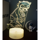 3D LED Night Light - Plants vs. Zombies - Normal Zombie