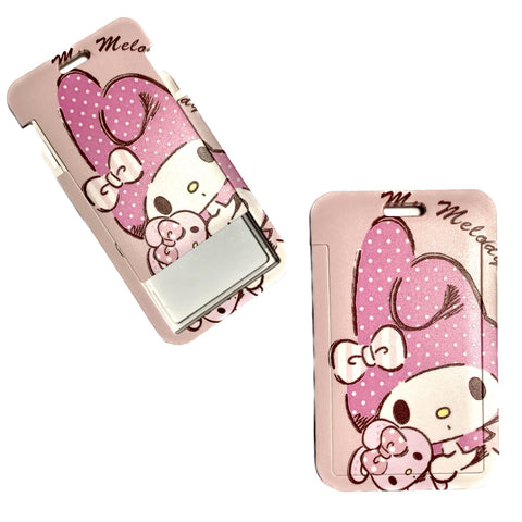 ID Card Badge Holder - Sanrio - My Melody With Plush