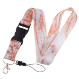 Lanyard - Rose Gold Marble