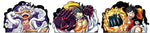 3D Lenticular Sticker - One Piece - Monkey D. Luffy Gear 4th & 5TH