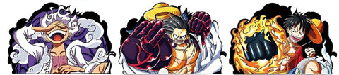 3D Lenticular Sticker - One Piece - Monkey D. Luffy Gear 4th & 5TH