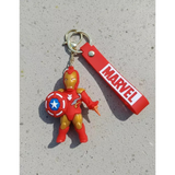 3D PVC Figure Keychain - Marvel - Iron Man Shield And Blade