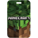 ID Card Badge Holder - Minecraft - Logo, grass blocks