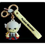 3D PVC Figure Keychain - Marvel - Chibi Thor Classic Outfit