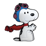 Peanuts Snoopy Flying Ace PVC keychain