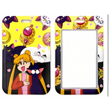ID Card Badge Holder - Sailor Moon - Sailor Moon With Luna And Artemis Cats