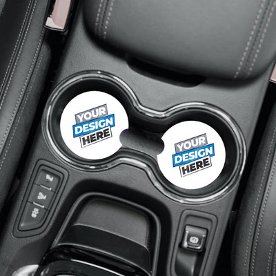 Custom Coasters: Personalized Neoprene Coaster Set (Pair)