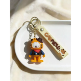 3D PVC Figure Keychain - Garfield - Cowboy
