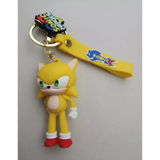 3D PVC Figure Keychain - Sonic the Hedgehog - Super Sonic