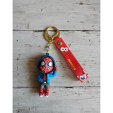 3D PVC Figure Keychain - Marvel - Miles Morales Spider-Man In Hoodie