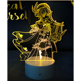 3D LED Night Light - Genshin Impact - Venti