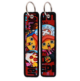 Embroidery Keychain - One Piece - Tony Tony Chopper (Red, Name Logo)