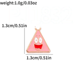 Bracelet Charm - SpongeBob SquarePants - Patrick Star slice shape
