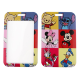 ID Card Badge Holder - Lilo & Stitch - Disney Characters (Winnie the Pooh, Stitch, Minnie Mouse, Mickey Mouse, Daisy Duck