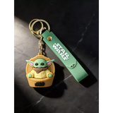 3D PVC Figure Keychain - Star Wars - Grogu In Pram Variant 3