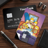 Credit Card Skin Sticker - The Simpsons - Family On Couch