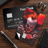 Credit Card Skin Sticker - IT - Pennywise With Red Balloon - Holographic