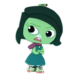 Inside Out Disgust PVC keychain