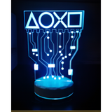 3D LED Night Light - PlayStation - PS Circuit Board