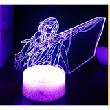 3D LED Night Light - Guilty Crown - Inori Yuzuriha (2)