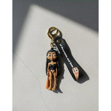 3D PVC Figure Keychain - Italian Brainrot - Moana Bikini With Sarong