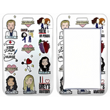 ID Card Badge Holder - Grey's Anatomy - Characters And Quotes Collage